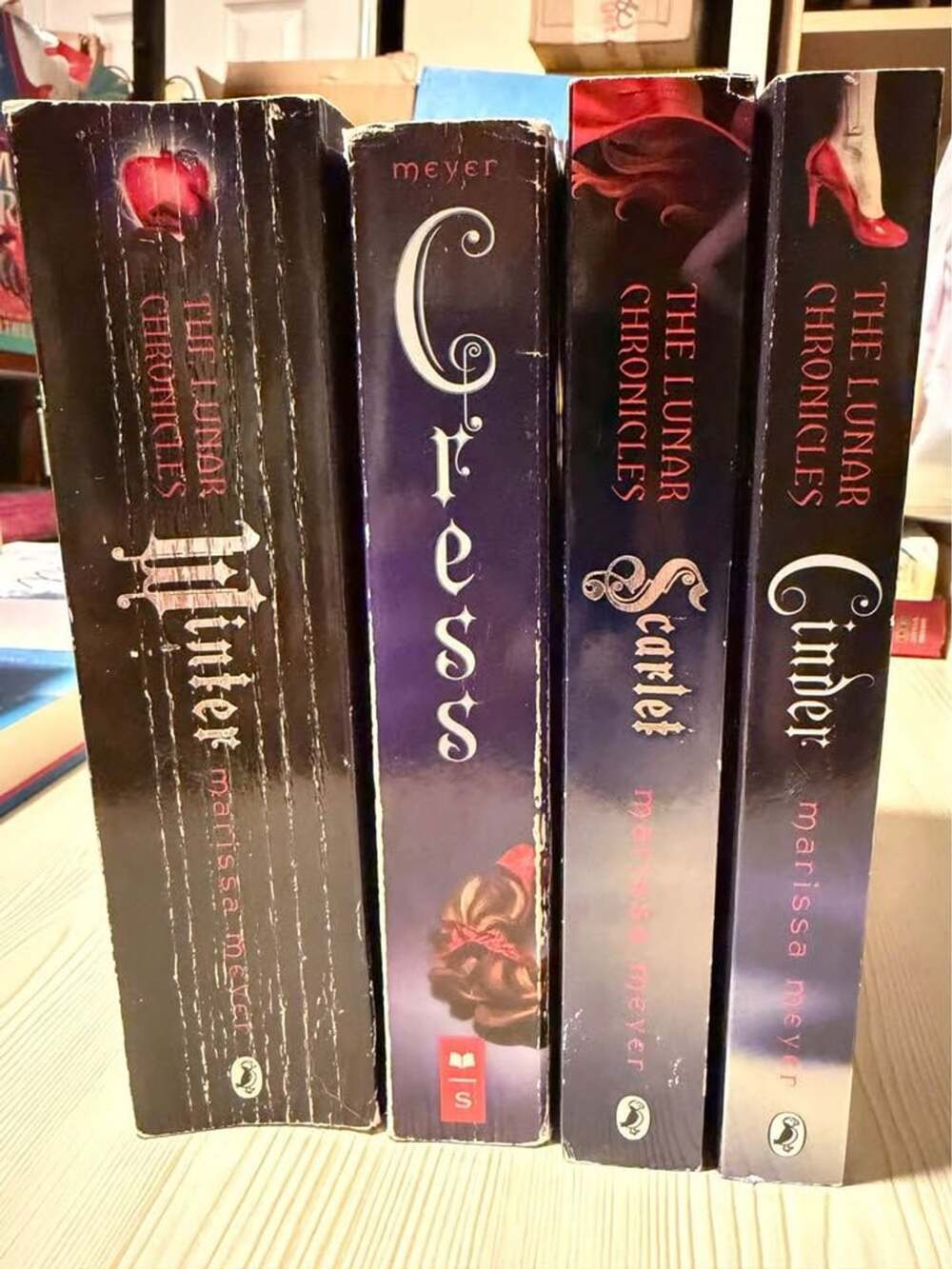 Marissa Meyer Lunar Chronicles Books Winter Cress Scarlet Cinder